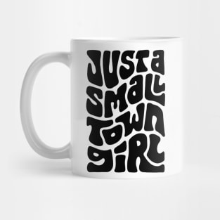 Small Town Girl Word Art Mug